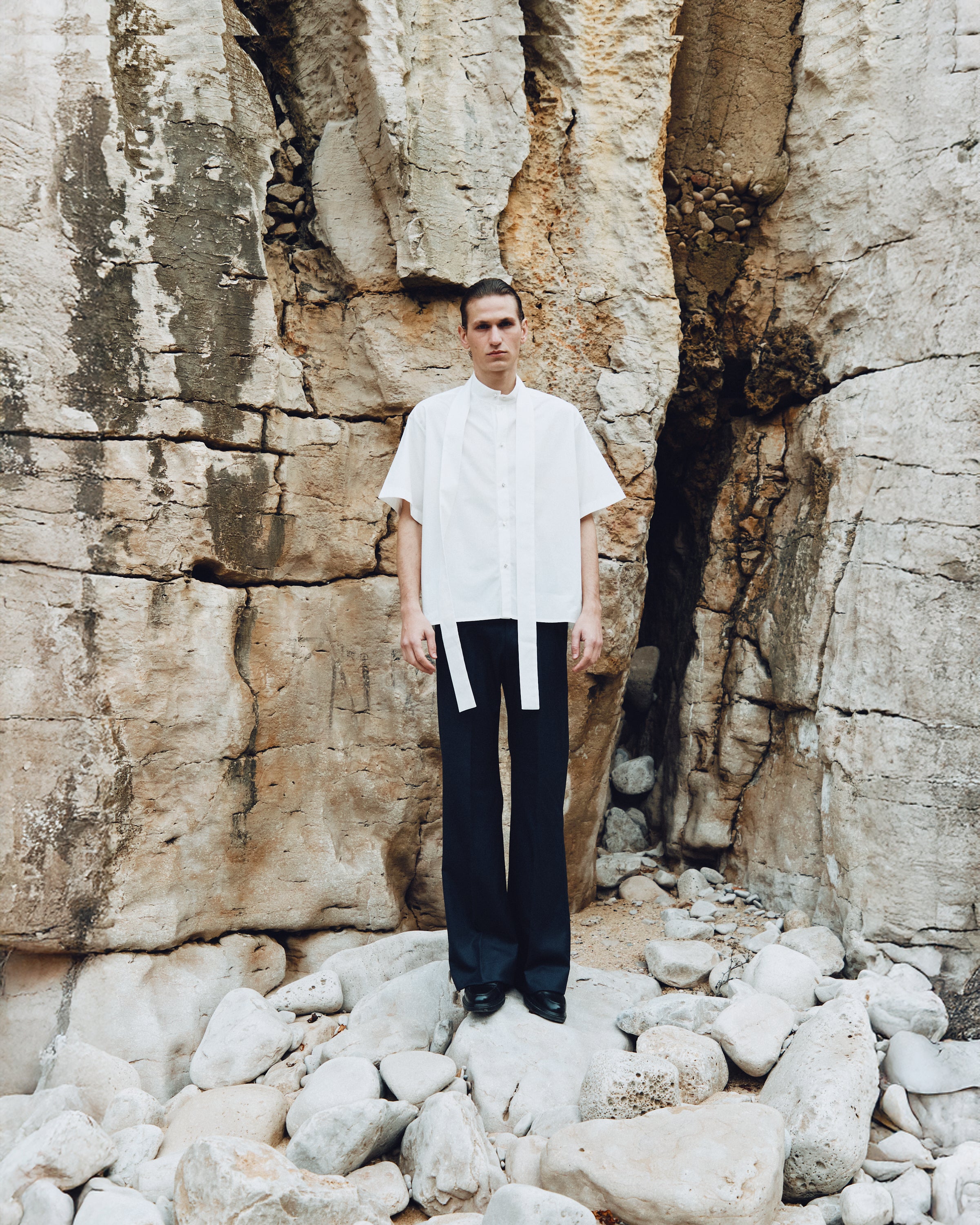 TAILORED BOOTCUT PANTS