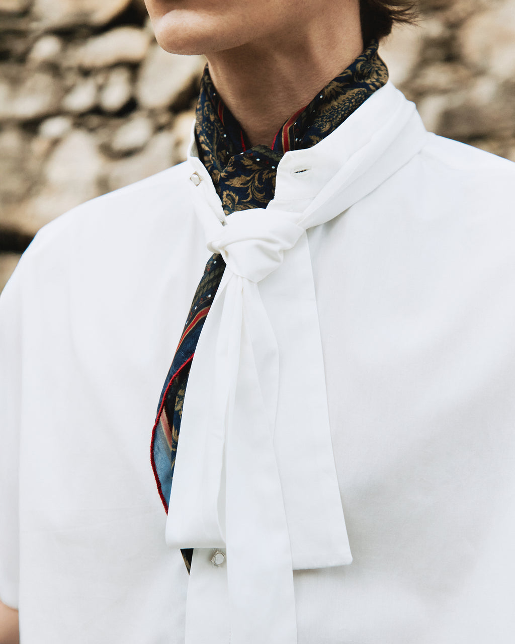 Long-Collar Shirt
