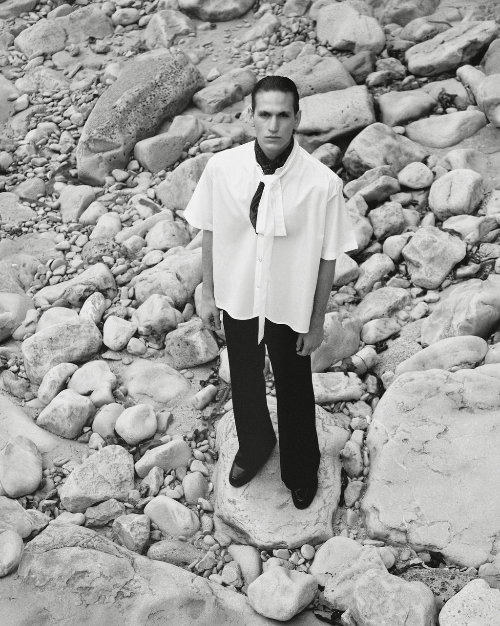 Tailored Bootcut Pants