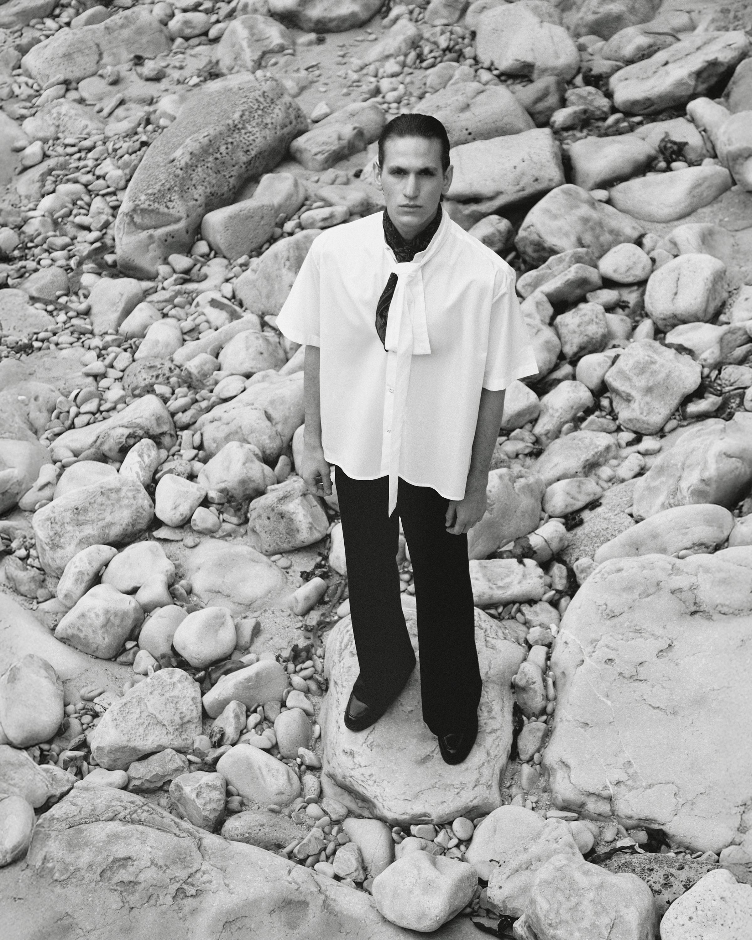 TAILORED BOOTCUT PANTS