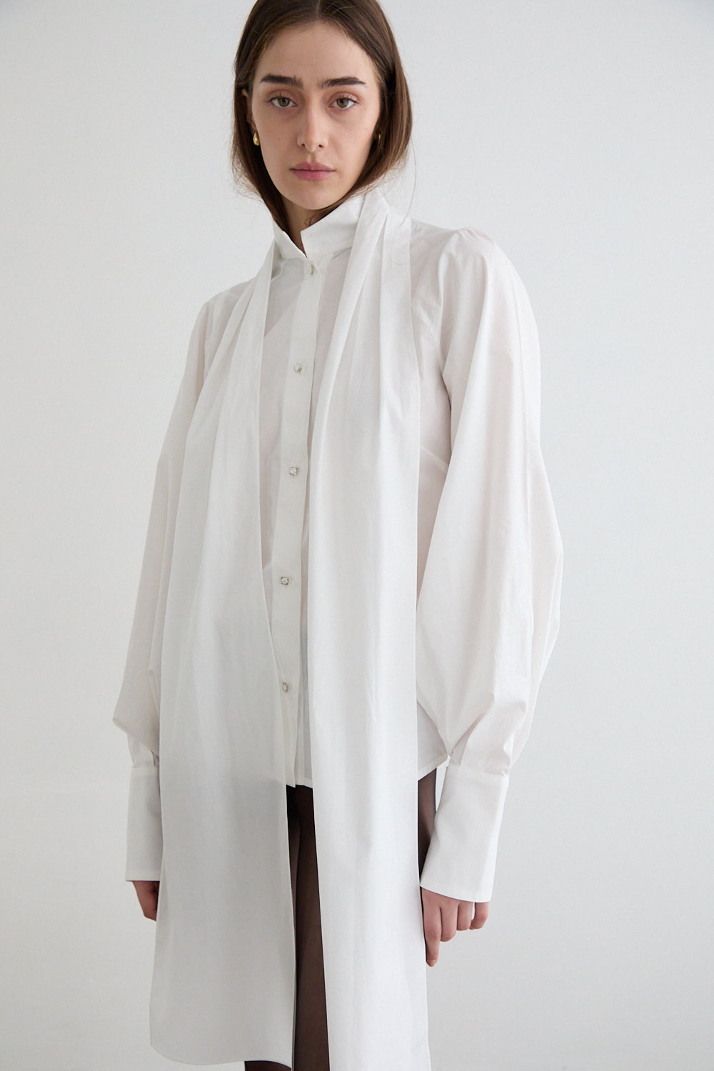Lavallière-Tie Blouse
