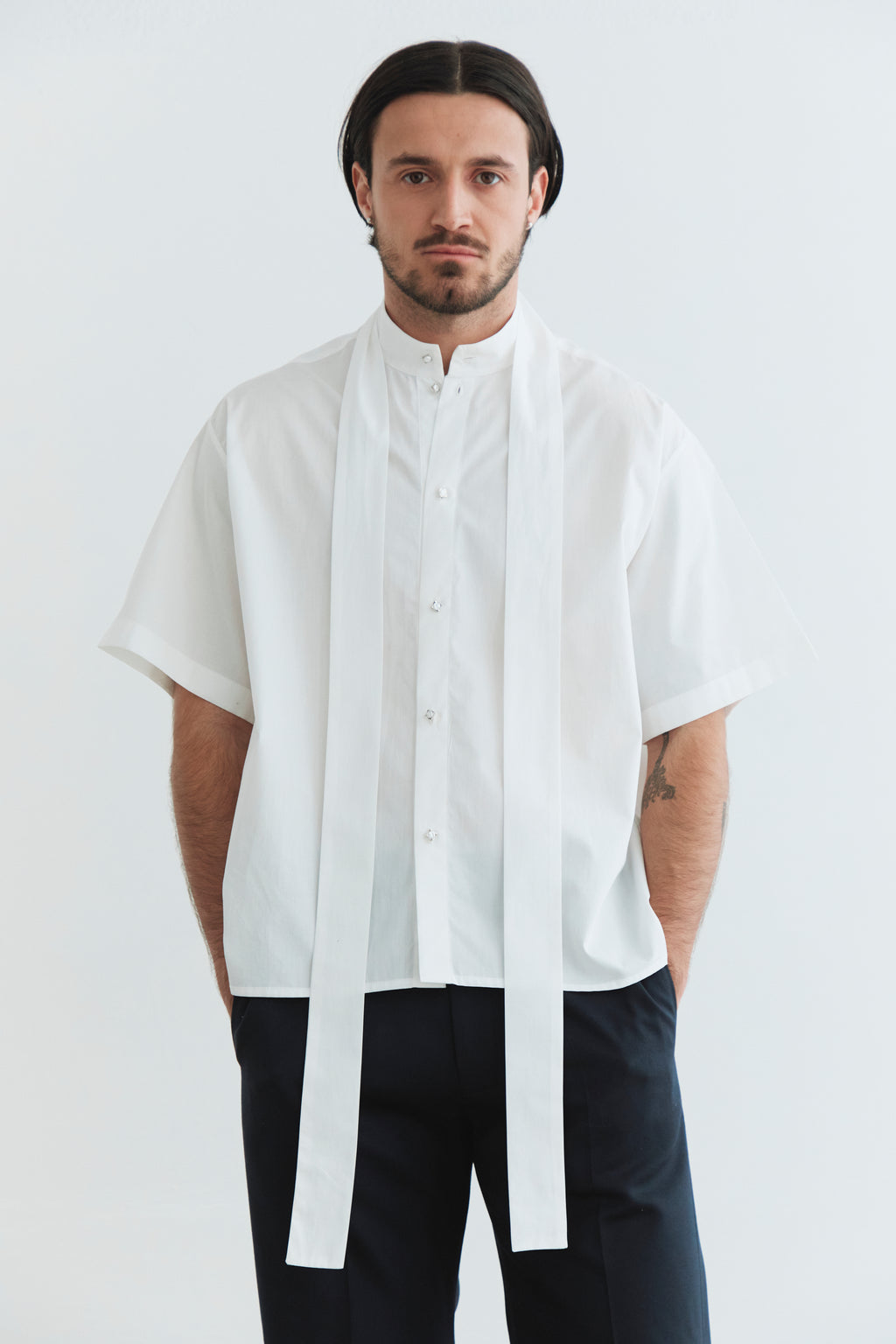 Long-Collar Shirt