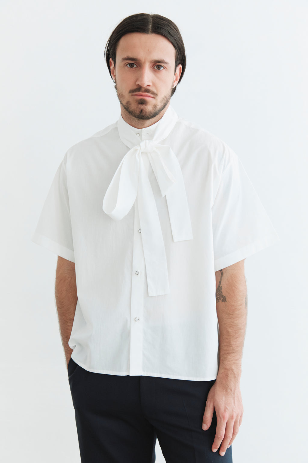 Long-Collar Shirt
