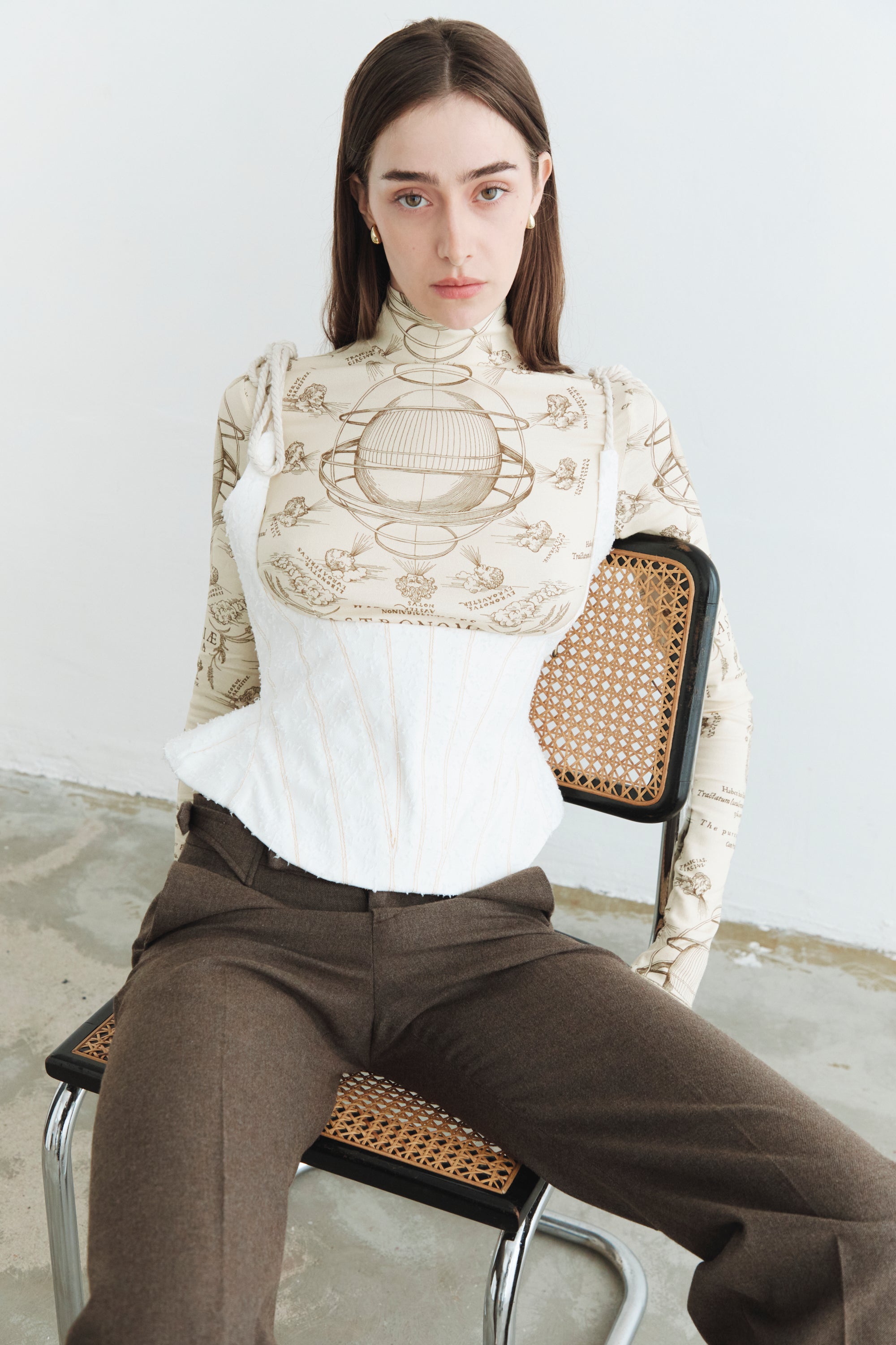 Structured Denim corset