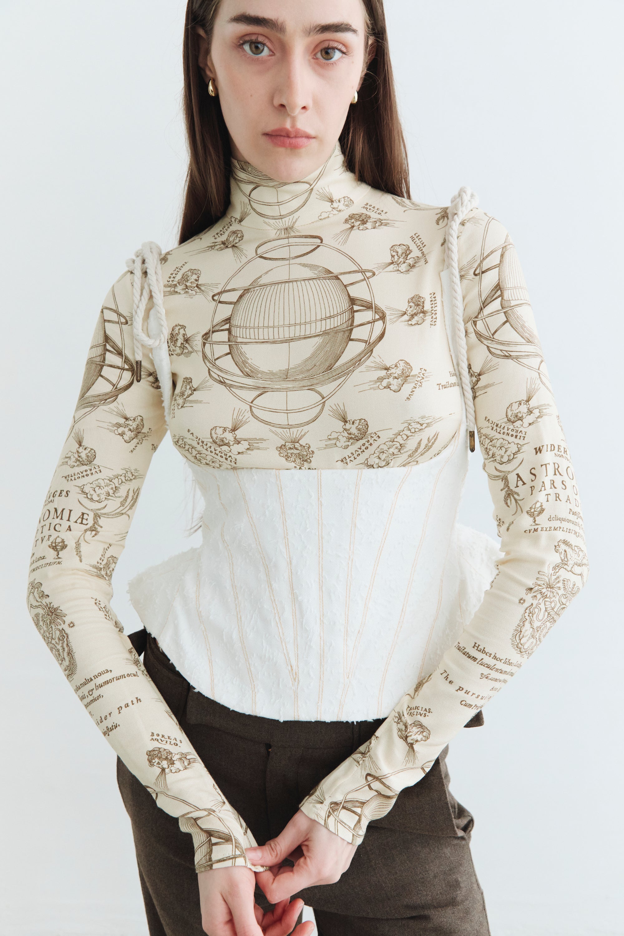 Structured Denim corset