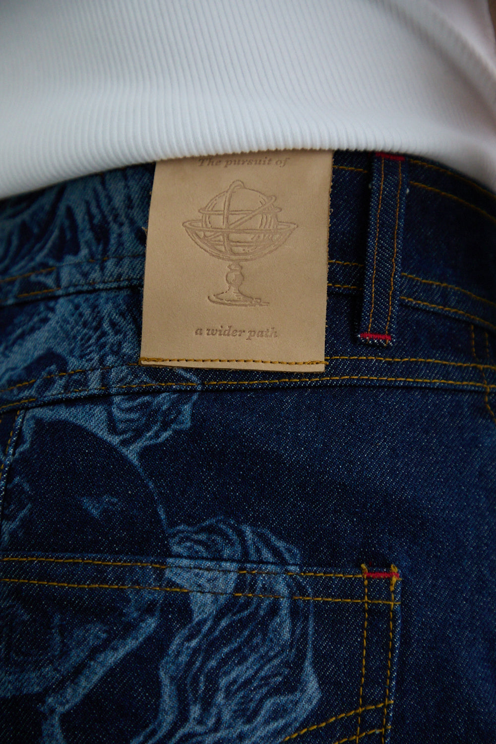 RAW BLUE DENIM PANTS