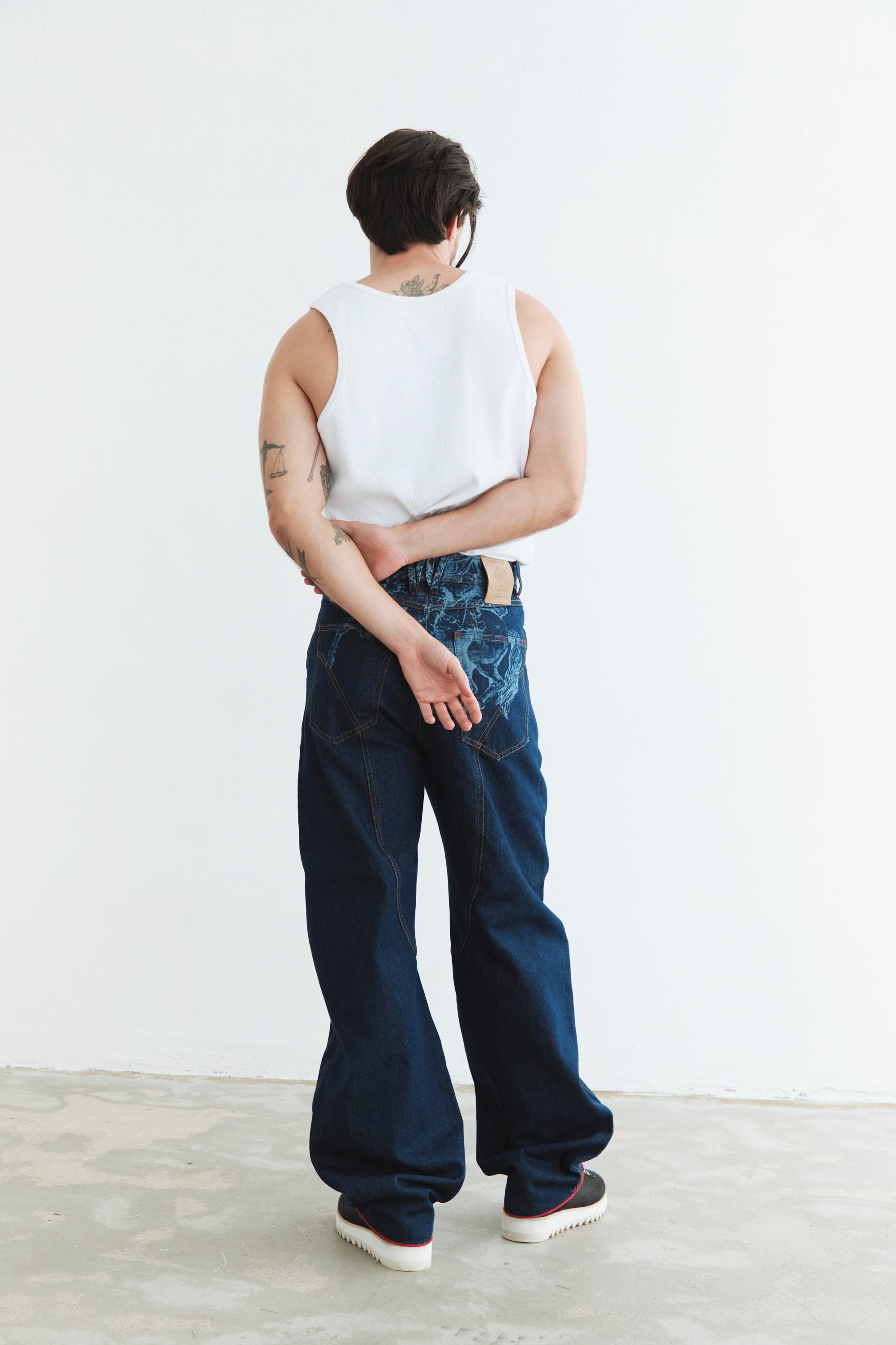 RAW BLUE DENIM PANTS