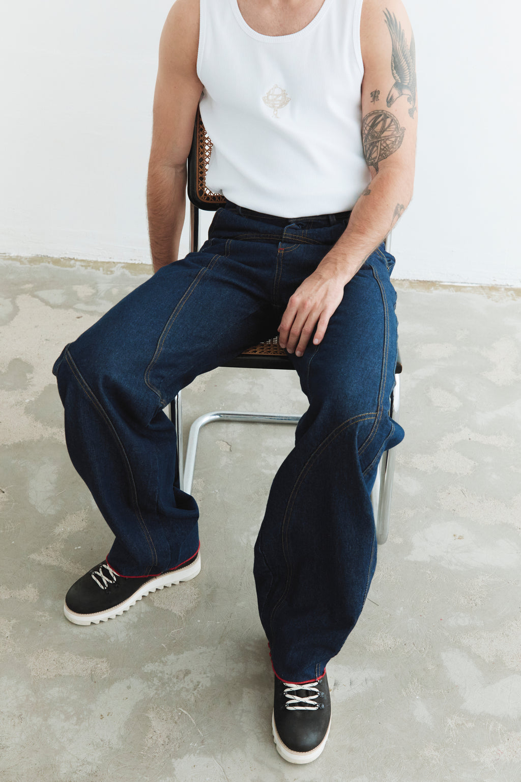Mounted Knight Denim Pants